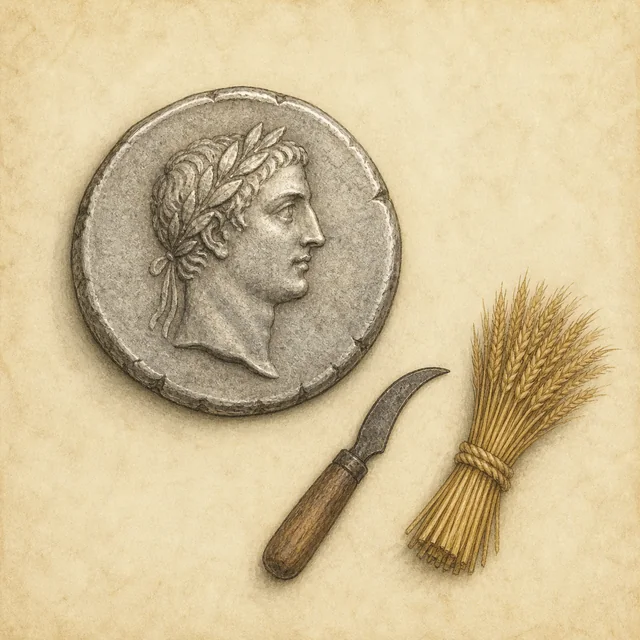 Een Romeinse penning